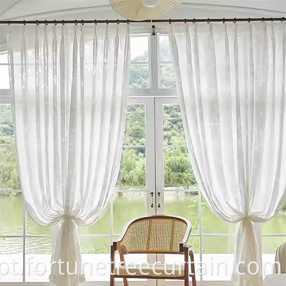 Shading Hollow-out Embroidered Gauze Curtain